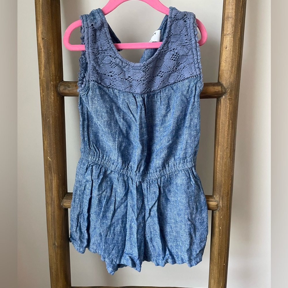 Chambray Romper